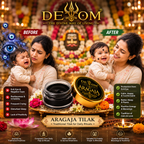 Aragaja Tilak | Traditional Divine Temple Fragrance | Natural Pooja Paste for Daily Worship, Archana, Abhishekam & Idol Alankaram