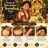 Swamy Chandan 100% Pure Original Chandan, Sandalwood, Idol Pooja, Tilak, Hawan, Yoga & Meditation, Long Lasting Fragrance,