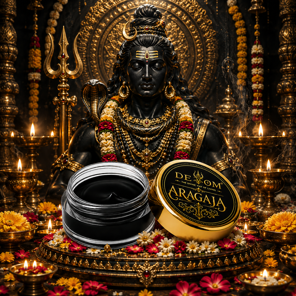 Aragaja Tilak | Traditional Divine Temple Fragrance | Natural Pooja Paste for Daily Worship, Archana, Abhishekam & Idol Alankaram (Copy)