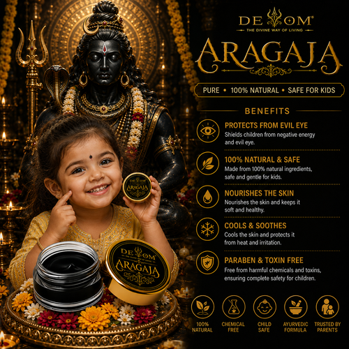 Aragaja Tilak | Traditional Divine Temple Fragrance | Natural Pooja Paste for Daily Worship, Archana, Abhishekam & Idol Alankaram (Copy)