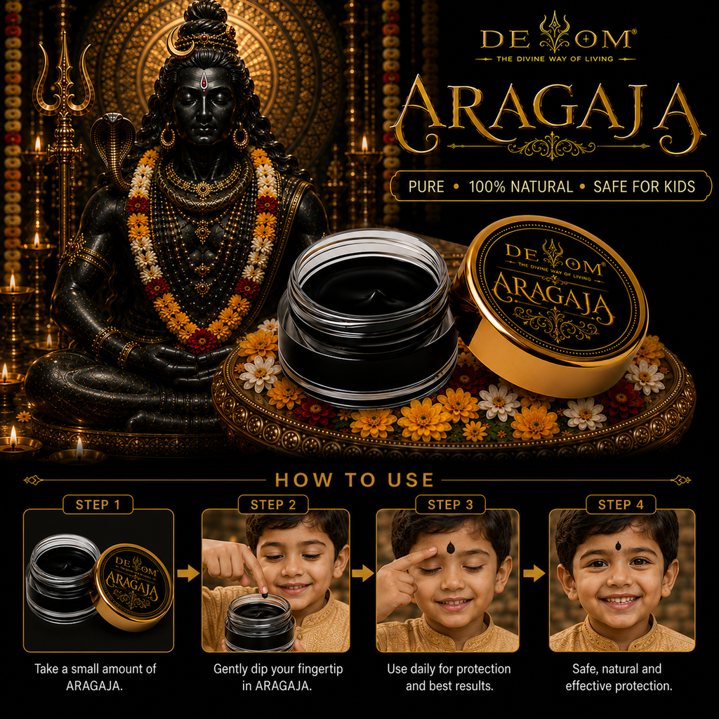 Aragaja Tilak | Traditional Divine Temple Fragrance | Natural Pooja Paste for Daily Worship, Archana, Abhishekam & Idol Alankaram (Copy)